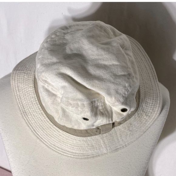 Vintage 90s Beige Cotton Bucket Hat - Picture 8 of 8